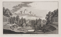 KG 07292
<br/>
Gezicht op de Elterberg vanaf het Amphitheater te Kleef
<br/>
<em>Spilman, Henricus (Hendrik) (1721-1784)</em>